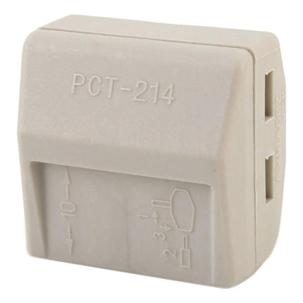PCT Series 4-Port Wire Junction Box for Electrical Connections compact PA66 105°C rated 4-port junction for easy tool-free home wiring