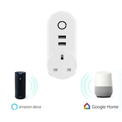 WiFi Smart Plug Socket with Alexa and Google Home Control