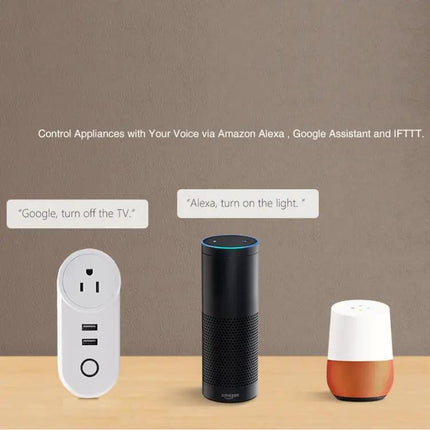WiFi Smart Plug Socket with Alexa and Google Home Control