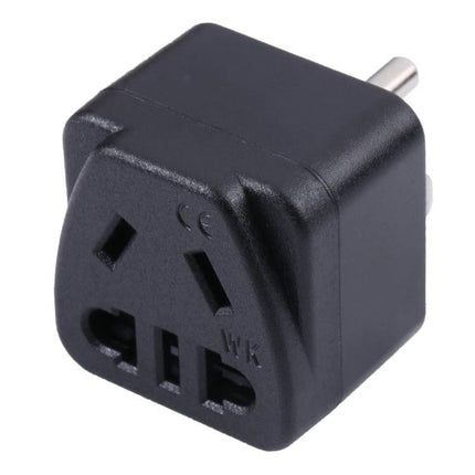 Universal Travel Adapter for International Outlets and Devices - compact black multi-plug adapter for phones, laptops and cameras (up to 250V, 10A)