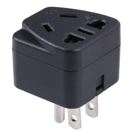 Universal Travel Adapter for International Outlets and Devices - compact black universal travel plug adapter for phones laptops and cameras up to 250V 10A