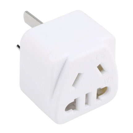 Universal Travel Adapter for International Outlets and Devices — compact white 250V 10A plug adapter for phones, laptops, cameras, global travel use