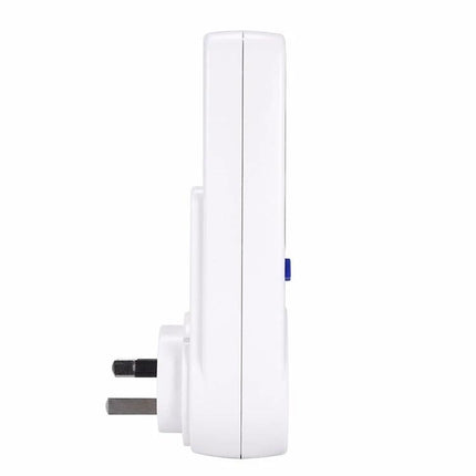 Home Energy Monitor for Tracking Electricity Usage with AU Plug white side view showing AU plug and compact design