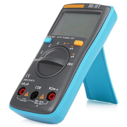 Portable Digital Multimeter for Everyday Electrical Testing - compact auto-ranging handheld multimeter for home and DIY electrical troubleshooting