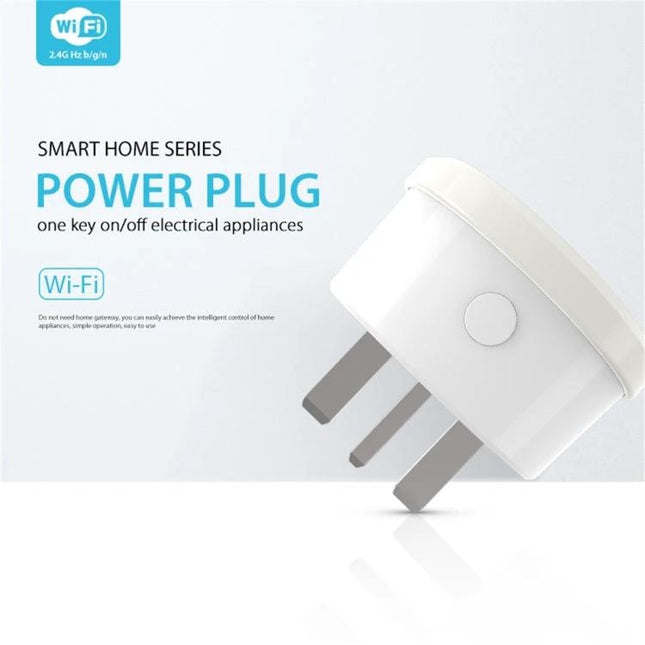 NEO WiFi Smart Power Plug with App and Timer Control for UK Outlets - white UK smart plug with app and timer for lamps and heaters