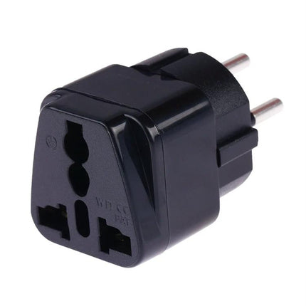 Universal Power Adapter for Israel Plug with Travel Charger compact black travel adapter for phones and laptops