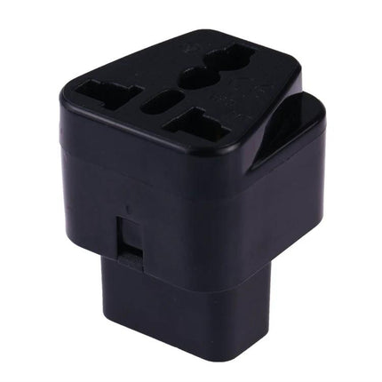 Universal Travel Adapter for International Plugs and Devices black compact multi-country plug adapter for travelers
