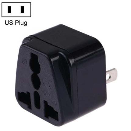 Portable Universal Power Adapter for Travel and Daily Use, US Plug - compact black travel adapter for phones and laptops