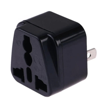 Portable Universal Power Adapter for Travel and Daily Use, US Plug - compact black travel charger for phones and laptops