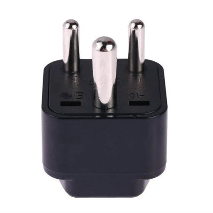 Universal Travel Adapter for South Africa Plug and Global Use compact black 3-pin travel plug adapter