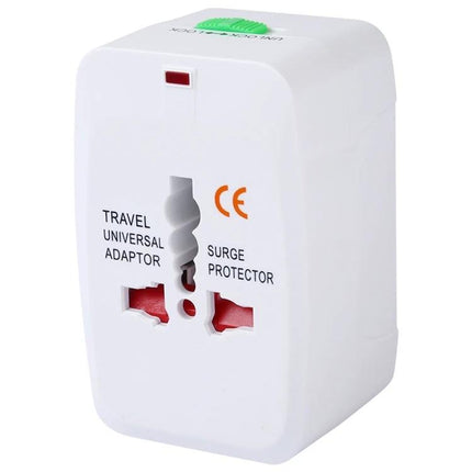 Essential Adapter for Charging Devices During International Travel compact universal travel plug adapter with surge protection for two devices
