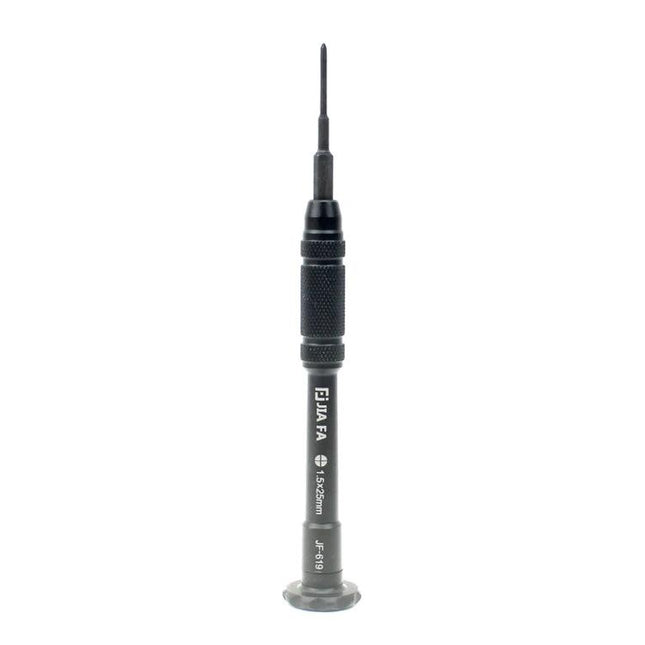 JIAFA 1.5 Cross Screwdriver for Mobile Phone Repair slim black precision cross-tip screwdriver for smartphone and tablet repairs