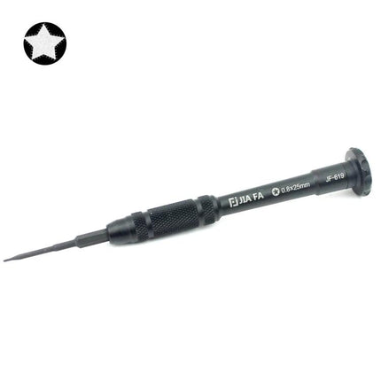 JIAFA 0.8mm Pentalobe Screwdriver for iPhone Charging Port Repair - precision black handle tool for safe iPhone pentalobe screw removal