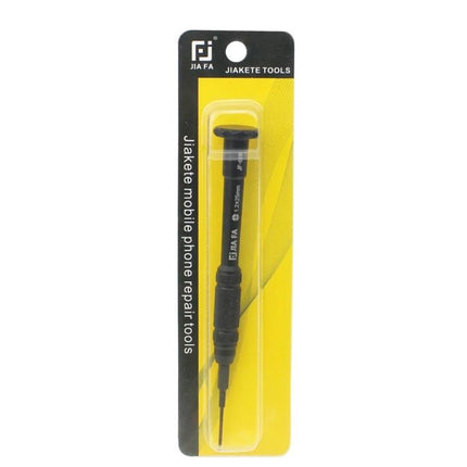 JIAFA Hollow Cross Tip Screwdriver for iPhone Repairs in blister pack for precise DIY phone screw removal