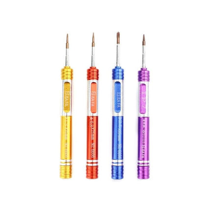 iPhone Repair Tool Kit with Screwdriver for iPhone 7, 5s, 5, 4s, and 4 - set of colorful precision screwdrivers for screen and battery repairs