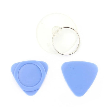 Professional 7-in-1 Screwdriver Repair Tool Kit for iPhone Maintenance - suction cup and blue plastic opening picks for screen removal