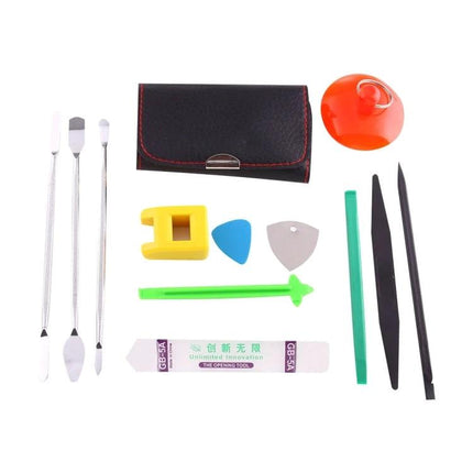 39 in 1 Multi-Purpose Tool Set for Phone Repairs - compact precision kit with pry tools, tweezers, suction cup and pouch
