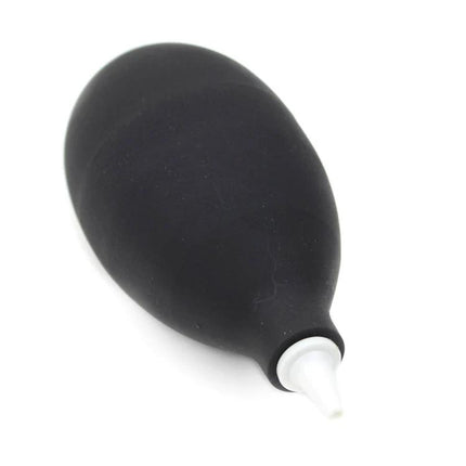 JIAFA Portable Air Dust Blower for Camera Lenses and Devices — compact black rubber bulb blower for removing dust from lenses and electronics
