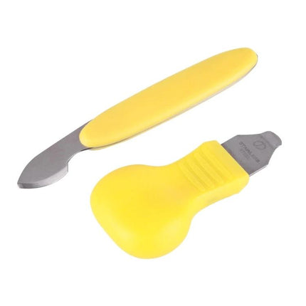2 in 1 Watch Back Cover Opener Tool for Easy Repairs with yellow dual-function openers for battery changes and strap adjustments