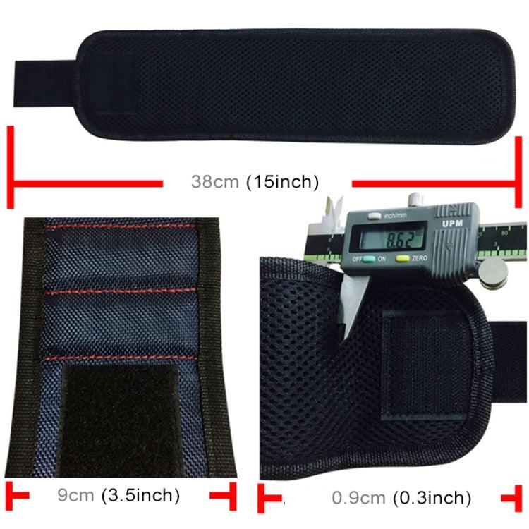 Magnetic Tool Wristband with 1680D Oxford Fabric Pockets for Easy Access