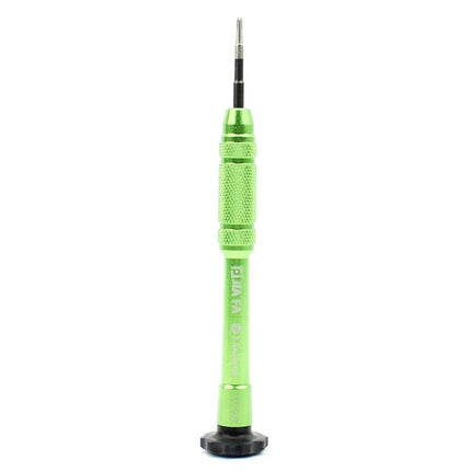 Jiafa 1.5 Cross Screwdriver for Mobile Phone Repairs compact green precision tool for smartphone and tablet screw replacement