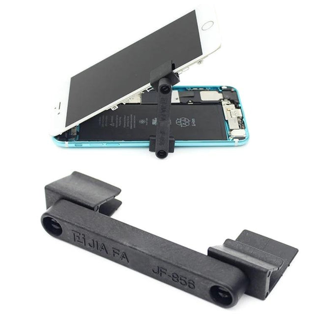 JIAFA Universal Mobile Phone Screen Repair Holder with Rotation holding smartphone screen at adjustable angle for repair, 360° rotation, stable hands-free support