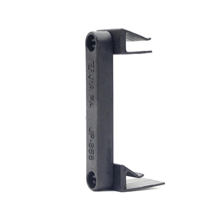 JIAFA Universal Mobile Phone Screen Repair Holder with Rotation black plastic clamp stand for secure 360-degree rotating screen positioning