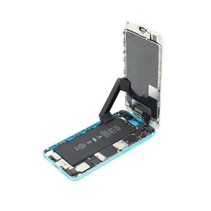 JIAFA Universal Mobile Phone Screen Repair Holder with Rotation holding a smartphone screen open at adjustable angle for repair
