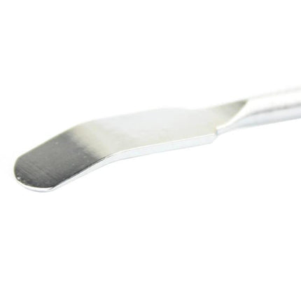 Metal Disassembly Rods for Mobile Phone and Tablet Repair, 17.5cm - close-up of flat metal pry tip for safe phone and tablet disassembly