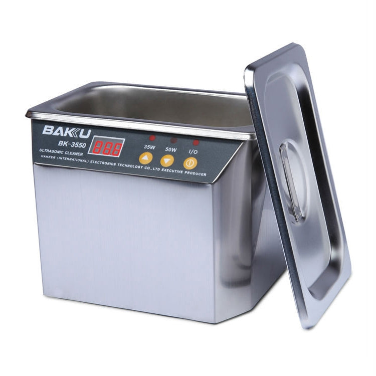 BAKU BK-3550 35W / 50W Adjustable 0.8L LCD Display Ultrasonic Cleaner, AC 220V, EU Plug, BK-3550 35W / 50W 0.8L 220V