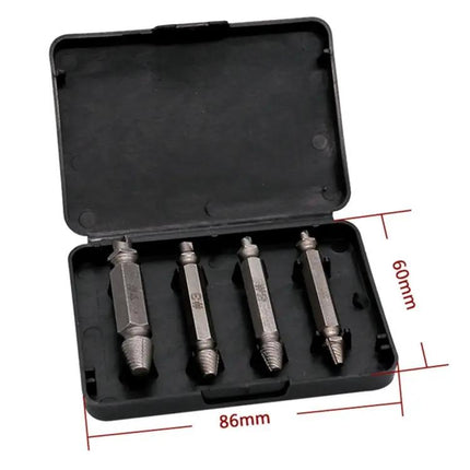 4 In 1 Screw Extractor Drill Bits Set For Stripped Screws