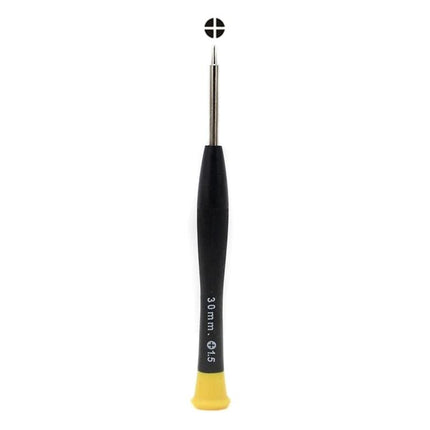 1.5mm Phillips Screwdriver for Mobile Phone and Device Repair - precision black handle tool for phone, tablet and small electronics
