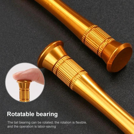 Metal Pentalobe Screwdriver for iPhone and Apple Watch Repair - gold rotatable bearing precision tool