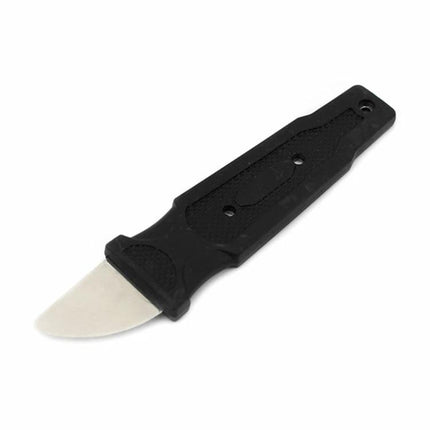 Crowbar Pry Tool with Metal and Plastic for Device Repairs – black plastic handle with metal blade for safe smartphone and laptop opening