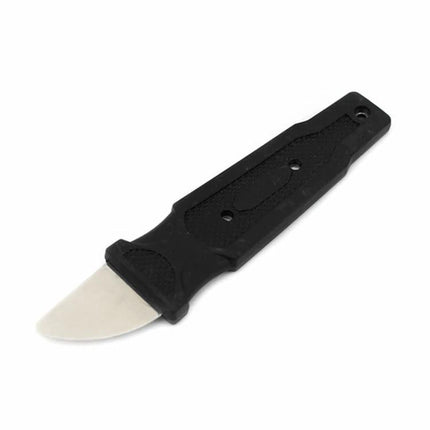 Crowbar Pry Tool with Metal and Plastic for Device Repairs - black plastic handle with metal blade for smartphone and laptop opening