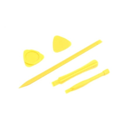 JIAFA 13-in-1 Tool Set for iPhone Repairs and Maintenance yellow plastic prying picks and spudgers for screen and battery replacement