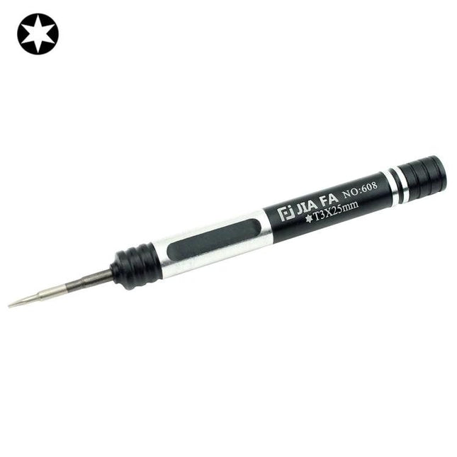 JIAFA Torx T3 Screwdriver for Mobile Phone Repairs black compact precision screwdriver for smartphone repair