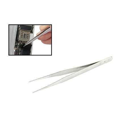 JIAFA 15-in-1 Repair Tool Set for Smartphone Fixes stainless steel precision tweezers for removing small components during phone repairs
