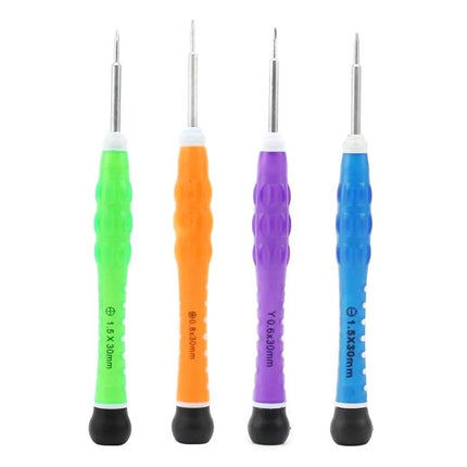 JIAFA 10-in-1 Repair Tool Set for iPhone and Samsung Devices - colorful precision screwdrivers for screen and battery repair