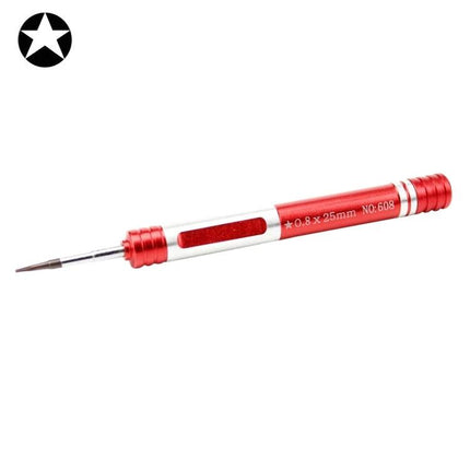 0.8 Pentalobe Screwdriver for iPhone Charging Port Repair - red precision 0.8mm tool for safe iPhone charging port screw removal and installation