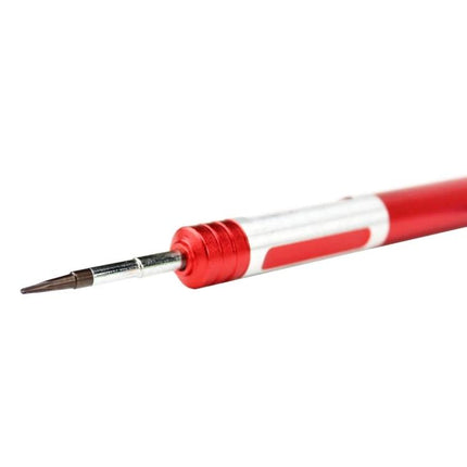 0.8 Pentalobe Screwdriver for iPhone Charging Port Repair - red precision screwdriver for safe at-home iPhone charging port screw work