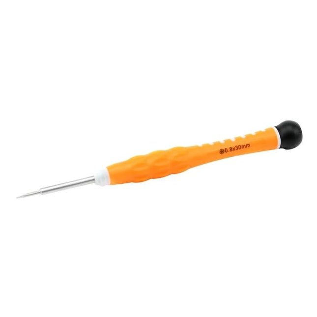 Pentalobe 0.8 Screwdriver for iPhone Charging Port Repairs – compact orange-handled precision tool for removing and installing tiny iPhone charging port screws