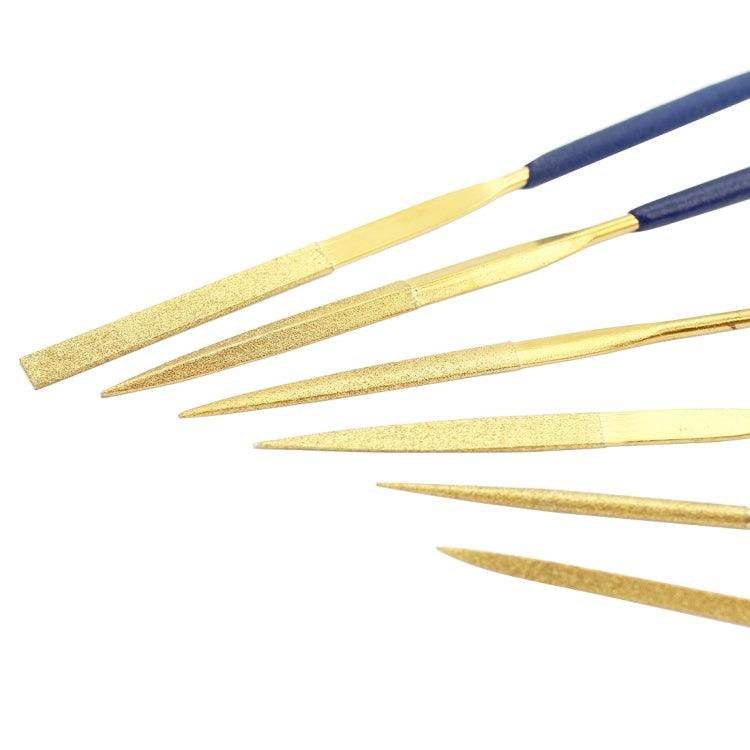 Versatile 10-Piece Gold Plating File Set for Metal and Woodworking