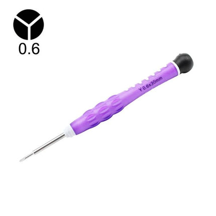 JIAFA Tri-Point Screwdriver for iPhone and Apple Watch Repair - purple Y0 0.6mm precision screwdriver for iPhone 7 and Apple Watch maintenance