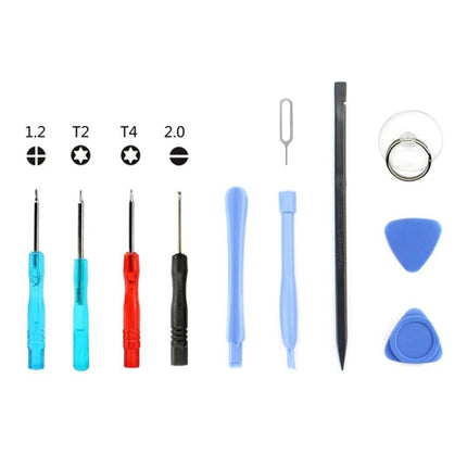 JIAFA 11-in-1 Essential Repair Tool Set for Huawei Smartphones - screwdrivers, pry tools, SIM ejector, suction cup and picks for phone repair