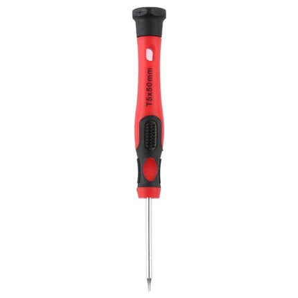 JIAFA T5 Torx Screwdriver for Mobile Phone Repair Tools - compact red-black T5x50mm precision screwdriver for smartphone repairs