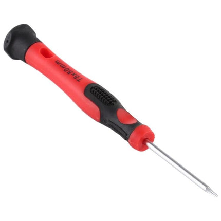 JIAFA T5 Torx Screwdriver for Mobile Phone Repair Tools - compact red-black handle precision T5 bit for smartphone repairs