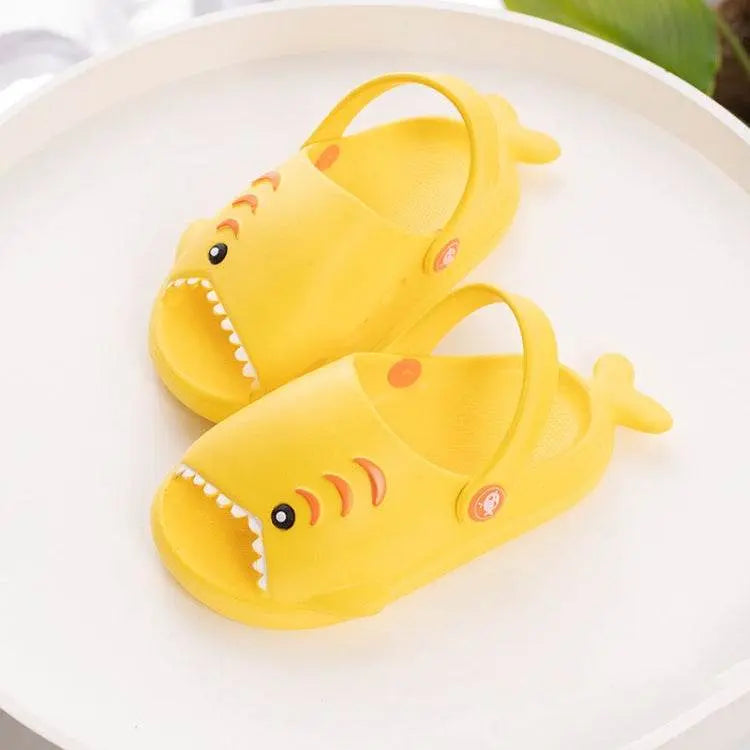 EVA Light Bottom Non-Slip Small Shark Slippers For Children