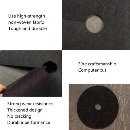 Ecological Anti-Grass Non-Woven Garden Cloth For Weed Control 52x6cm - durable high-strength non-woven fabric with precision-cut round hole for plant staking