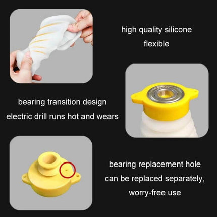 Electric Drill Dust Cover for 160mm Drills Keeps Work Areas Clean silicone bearing replacement dust shield for overhead drilling